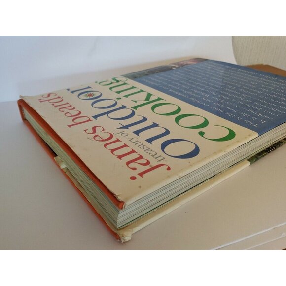 James Beard Cookbook Signed 1st Ed 1st Print 1960 Treasury Of Outdoor Cooking - Picture 10 of 11